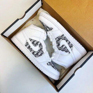 Håndsyet Stof Custom - Nike Jordan 1 - Custom Copenhagen