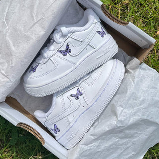Sommerfugle Custom - Nike Air force 1 kids - Custom Copenhagen