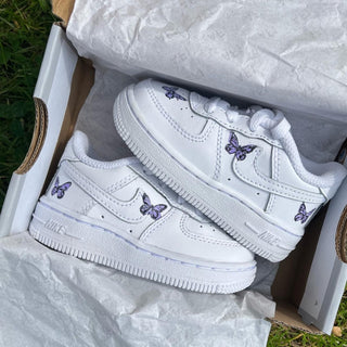 Sommerfugle Custom - Nike Air force 1 kids - Custom Copenhagen